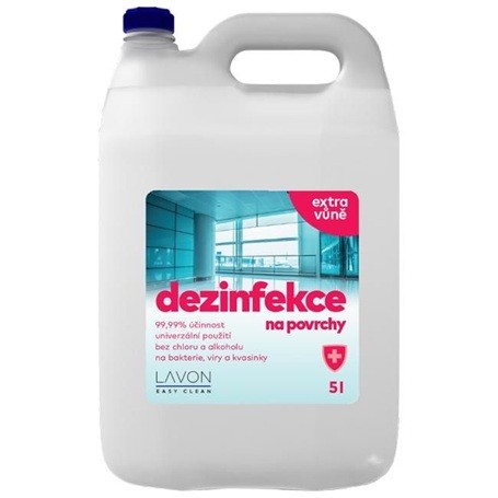 Lavon dezinfekce na povrchy bez chloru a alkoholu 5l Lavon dezinfekce na povrchy bez chloru a alkoholu 5l - Kosmetika Hygiena a ochrana pro ruce Dezinfekce